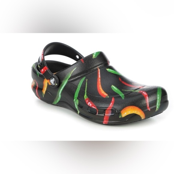 NEW Crocs Work Bistro Graphic Slip-Resistant Clogs - Picture 1 of 7
